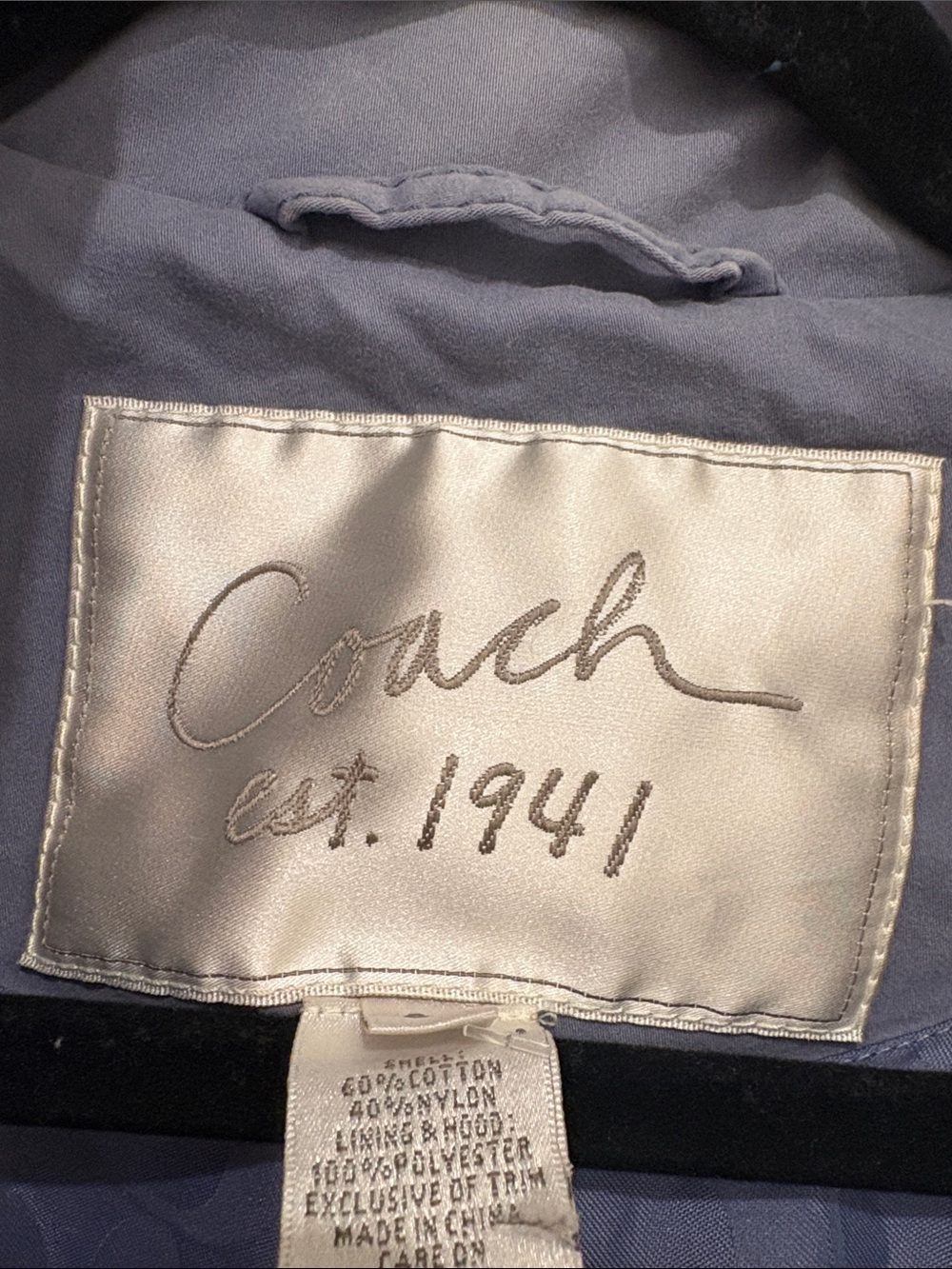 [Coach] Hooded Lightweight Gray Utility Anorak Parka Jacket Coat Women’s S - Picture 16 of 16